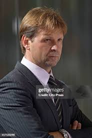 Daniel Menge of ESV Kaufbeuren during the game between ESV Kaufbeuren...  News Photo