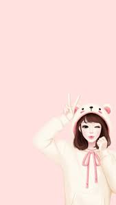 Lihat ide lainnya tentang wallpaper lucu, wallpaper ponsel, ilustrasi. Korean Wallpaper Girl Cartoon Beautiful Place