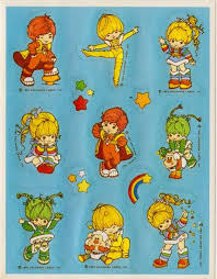 Rainbow Brite And Some Of The Color Kids Stickers Rainbow Brite Stickers Rainbow Brite 80s Cartoons