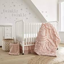 Find a crib skirt or dust ruffle at walmart.ca that matches your crib bedding. Buy Levtex Baby Skylar Crib Bed Set Baby Nursery Set Blush Soft Cascading Ruffles 4 Piece Set Includes Quilt Fitted Sheet Wall Decal Crib Skirt Dust Ruffle Online In Indonesia B081634qj8