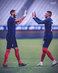 Benzema last played for france in october 2015, scoring twice, then fell out with deschamps amid a benzema and mbappe have enjoyed the best season of their careers, with the mobile benzema. Kylian Mbappe On Twitter Kb X Km