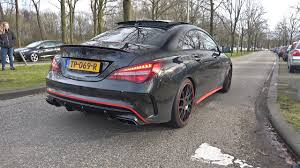 The car everyone can disagree on. Mercedes Amg Cla45 With Custom Catless Downpipe Revs Launch Control Youtube