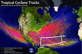 Tropical Cyclone Tracks Map Adapted From 37 With The Region Download Scientific Diagram