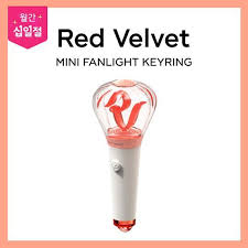 Red Velvet Mini Fanlight Lightstick Keyring Red Velvet Amino
