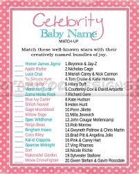 Enter a name to chart its popularity over the past 100 years.enter additional names to compare their popularity with one another, to compare the rise and fall of naming trends over the years, and to see where your name ranks. Celebrity Baby Name Match Up Game Baby Shower Printable Etsy In 2021 Celebrity Baby Names Baby Name Game Baby Names