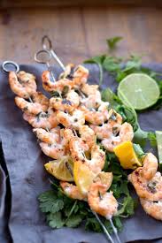 Add the garlic and chili flakes to the bowl. Citrus Marinated Shrimp Skewers For Grilling Shrimp Salad Circus