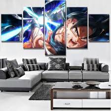 Maybe you would like to learn more about one of these? Posters Prints Dragon Ball Z Goku Riding Shenron Cartoon Framed 5 Piece Canvas Anime Wall Art P Home Garden
