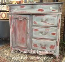 Red Grey Distressed Wardrobe Annie Sloan Chalk Paint Www Enhanceindy Com Red Distressed Furniture Red Painted Furniture Painted Furniture