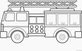 Encourage your children to draw their favorite trucks. Fire Truck Coloring Pages Printable 2 Coloring4free Coloring4free Com