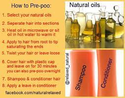 It's a treatment you apply to your hair that'll help you detangle and restore moisture. How To Pre Poo Natural Hair Styles Moisturize Hair Natural Hair Regimen