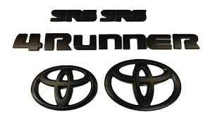 Read about the 2021 toyota 4runner interior, cargo space, seating, and other interior features at u.s. Sr5 4runner Blackout Emblem Kit 2016 2020 00012 R2040 01 89 99 Pure 4runner 5th Gen 4runner Mods And 4runner Accessories