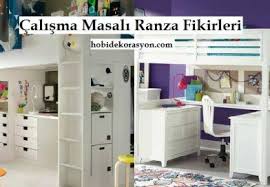 Calisma Masali Dolapli Ranza Modelleri Ranzalar Mobilya Kucuk Banyo Dizayni