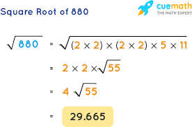 If you learn about math, then you will know that most people ignore math because the subject is difficult. What Is The Square Root Of 880
