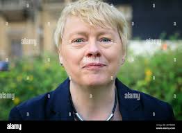 Angela Eagle, Labour Party MP, Member of Parliament for Wallasey, exterior  close up portrait looking directly at the camera, Westminster Stock Photo