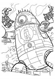 Monster coloring page printable pages the to view version. Giant Gallaxhar S Robot Coloring Pages Monsters Versus Aliens Coloring Pages Colorings Cc