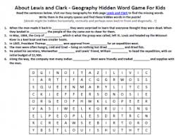 Lewis and clarks journey west: Lewis And Clark Worksheet Free Online Science Worksheets