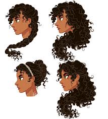 Increase Character Art Hair Reference Black Girl Art