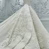 This ethereal, romantic sheer bodice michael cinco wedding gown leaves everyone in awe and turns. 1