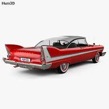 The fury was once again included on the belvedere lineup and the 318in³ v8 engine was the standard engine on this model as well. Plymouth Fury Coupe Christine 1958 3d Model Vehicles On Hum3d