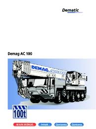 Demag Ac 100 Specifications Cranemarket