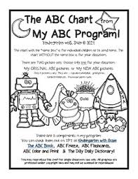 black white abc letter chart