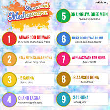 Numerical Muhavare In Urdu Urdu Words With Meaning Urdu Words Language Urdu