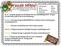 Third Grade Treasures 4 Vocabulary Games Planets Solar System Unit 2 Week 4