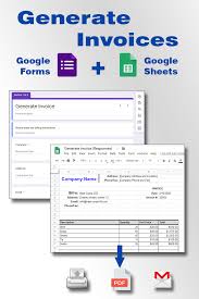 Algo is very simple to use website. Generate Invoices Using Google Form And Sheets Google Forms Invoice Template Create Invoice