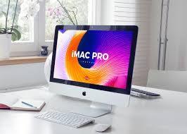 Free apple imac desktop mockup psd with two backgrounds. Elegant Interior Imac Pro Free Psd Mockup Freemockup
