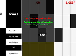 Touch the black tiles but make sure you have a fast hands to avoid touching the white tile. Check Out Don T Tap The White Tile Game On Google Play
