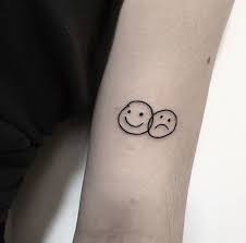 attractive emoji tattoo with more 100 ideas of small tattoos emoji tattoo grunge tattoo small girl tattoos
