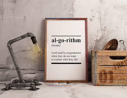 Printable Algorithm Definition Art For Geeksdigital Frame Mockup Free Frame Mockups Poster Mockup