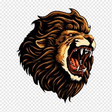 How to draw a roaring lion stepbystep? The Red Lion Lion Lion Illustration Mammal Face Painted Png Pngwing