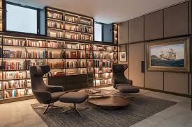 The room also offers a fireplace. Add Joinery Into Luxury Interior Roselind Wilson Design