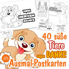 40 X Postkarten A6 Tiere Sagen Danke In 2020 Dankeschon Karten Postkarten Postkarte Verschicken
