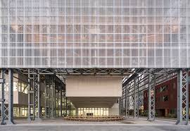 The 12 m tall beast. Alstom Warehouses Nantes Metropole Higher School Of Fine Arts Franklin Azzi Architecture Archdaily