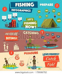 Fishing Infographic Template Design Fishing Sport And