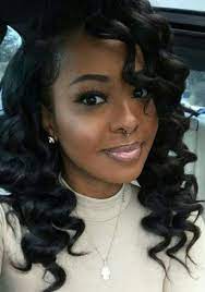 Wedding Hairstyles For Black Women Weave 61 Ideas Curled Bob Hairstyle Curly Bob Hairstyles Hair Styles