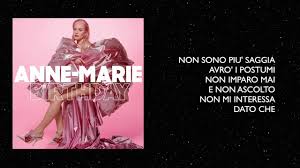 103 Birthday Anne Marie Traduzione Italiana Youtube