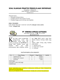 Kumpulan soal latihan praktik komputer digitally signed by info@w info@werdimedia.com dn: Contoh Soal Praktek Microsoft Word 2007 Dan Penyelesaiannya Cara Golden