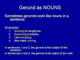 A gerund is a noun formed from a verb. Gerunds And Infinitives What Is A Gerund Gerunds