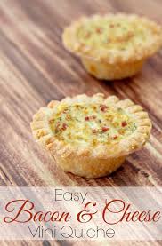 Easy Bacon And Cheese Mini Quiche Recipe A Helicopter Mom Mini Quiche Recipes Quiche Recipes Food