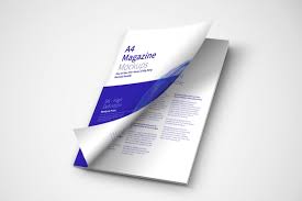 A4 Magazine Mockup Cover Opening 1 By Original Mockups On Original Mockups Mockup Free Psd Magazine Mockup Mockup