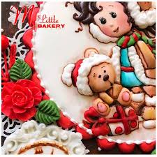 Here is a collection of the cutest christmas cookies for 2018. Cute Christmas Cookie Card Pressure Piping Cakesdecor