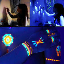 2019 Uv Body Paint Cream Safe Non Toxic Uv Glow Blacklight Body Art Makeup Cream Fluorescent Pigment Body Paint Aliexpress