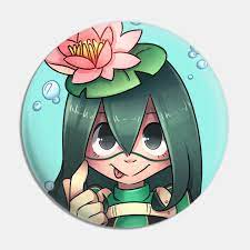 Froppy | Tsuyu Asui | Boku no Hero - Anime - Pin | TeePublic