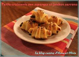 Petits Croissants Aux Asperges Et Jambon Serrano Cuisine Recette Croissant Recette