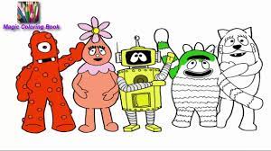 Maybe you would like to learn more about one of these? Let S Color Yo Gabba Gabba S Coloring Book Youtube