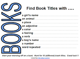Amanda Patterson Find 10 Books Just For Fun Library Skills Elementary School Library Library Lessons