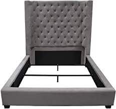 Grey suede divan bed + memory mattress + headboard 3ft 4ft6 double 5ft king. Amazon Com Suede Beds Frames Bases Bedroom Furniture Home Kitchen